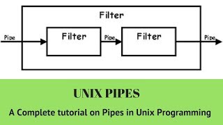 Pipes in Unix with Examples (Tutorial #11 Part B)