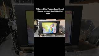 TV Tabung Sanyo 21 Inch Gambar Bantal Kemudian Mati | Solusinya Elko Out Vertikal Menggelembung