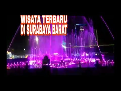 air-mancur-menari-destinasi-wisata-baru-surabaya-barat