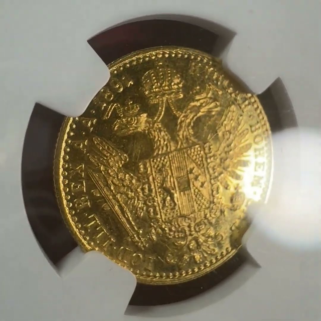 販売中】1891年 オーストリア フランツ・ヨーゼフ1世 1ダカット金貨