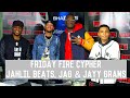 Friday Fire Cypher: Jayy Grams and Jag Round 2 with Jahlil Beats | Sway's Universe