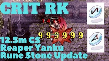 Rune Stone Update Reaper Yanku Isle of Bios | Ragnarok Online iRO Chaos | Critical Rune Knight RK