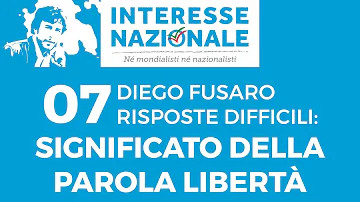 Che vuol dire la parola libertà?