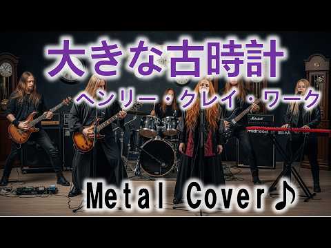 大きな古時計 | Grandfather’s Clock | J-POP Metal Cover | もしシンフォニックメタル風にAIがカバーしたら