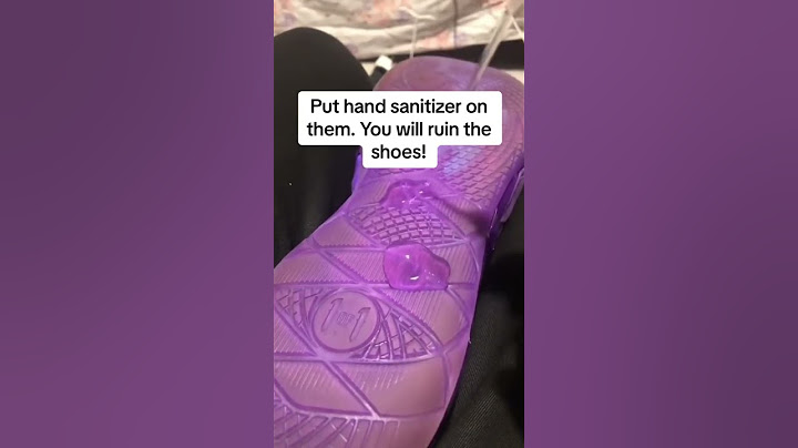 DO NOT put hand sanitizer on your basketball shoes! #basketball #basketballshoes #bball