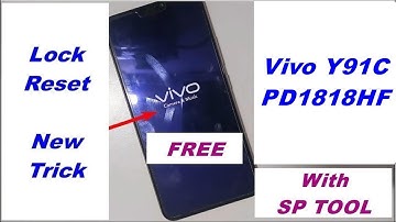 Vivo Y91C (New 2020 Trick) PD1818HF Hard Reset, Pattern lock, Pin Lock Reset Flash file