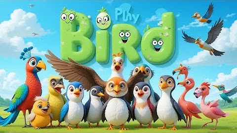 🐦 Learn Birds Names with Pictures | Kids Learning Video