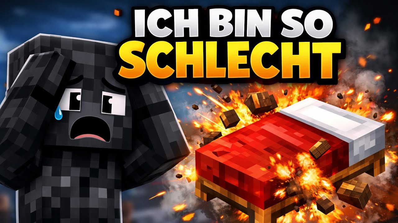 ICH BIN OFFIZIELL DER SCHLECHTESTE BEDWARS SPIELER…..