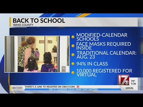 Wake County Traditional Calendar