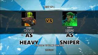 TF2 Mario Strikers Charged: Wario (Heavy) vs Luigi (Sniper) ft. Nutcracker