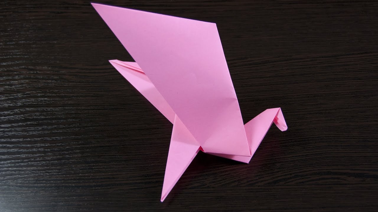 Como hacer un pájaro de papel