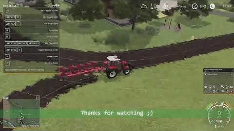 FS19 - How to make plowing efficient with Autodrive