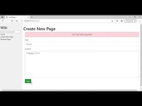 Project1 wiki CS50 2020