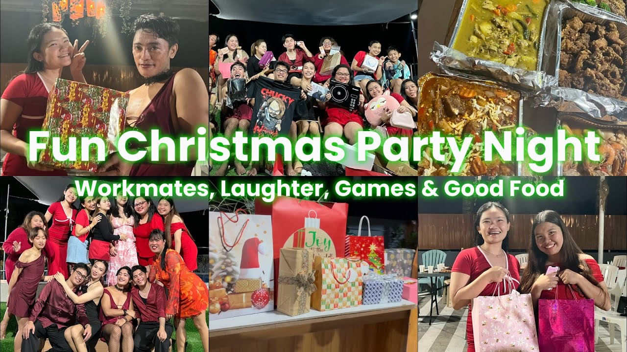Fun Christmas Party Night 🎄 | Workmates, Laughter, Games & Good Food