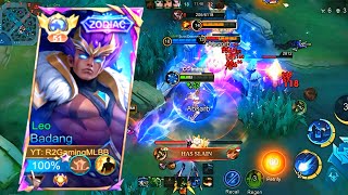 Global badang vs dark system team solo rank 💪| badang best build and emblem 2026 🔥