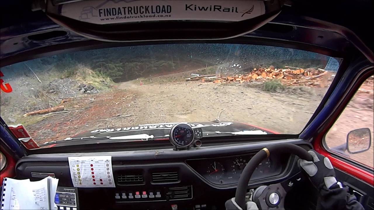 Stage 2 In-car, Geraldine Spring Rally 2016