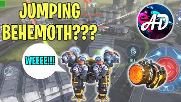 JUMPING BEHEMOTH!! Death From Above With New JUMP Unit Module - War Robots Test Server Gameplay