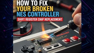Fix your broken NES Controller | Shift Register Chip Replacement Wealth