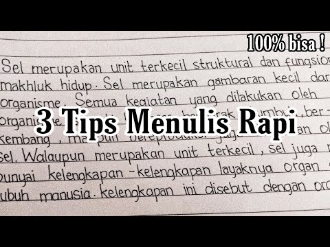 Video: Cara Menulis Dengan Cara Yang Dapat Dimengerti