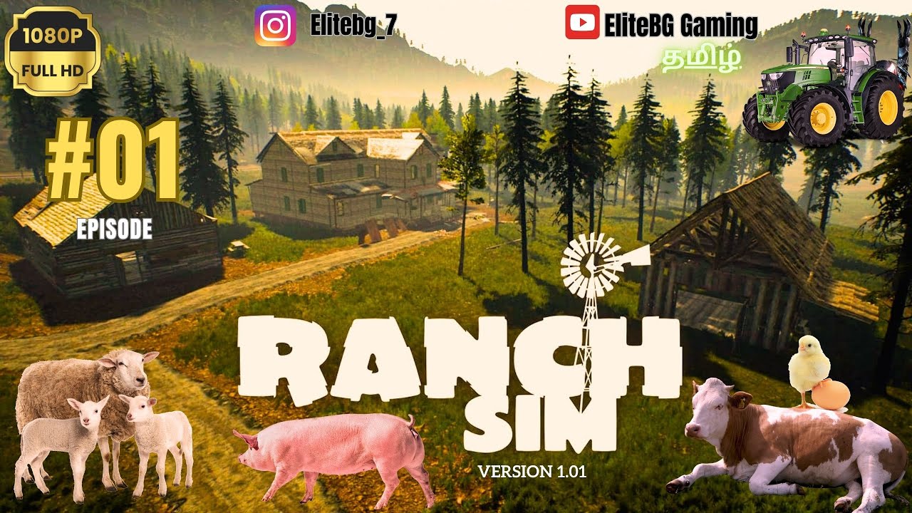 Farming Ranch Simulator Ranch Simulator from Beginning in (விவசாயி) Farming Game play | EP 21 ...