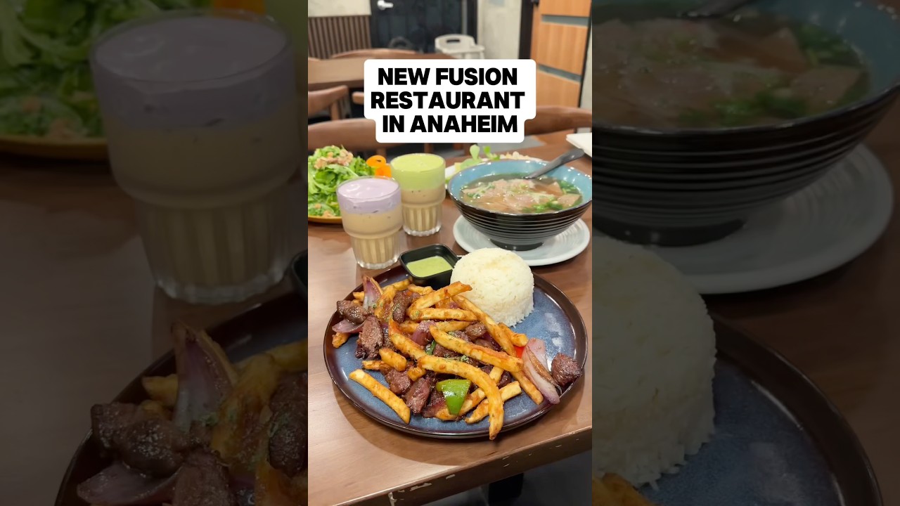 NEW FUSION RESTAURANT IN ANAHEIM!