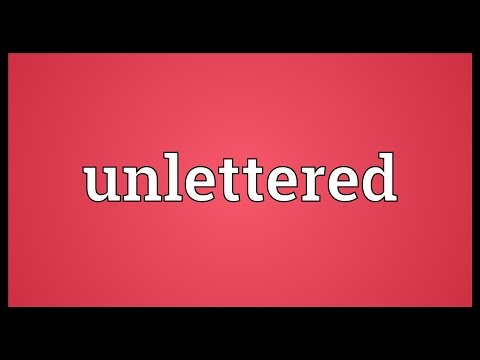 Header of unlettered