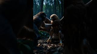 Eagle vs Monkey Brutal Fight | 독수리 vs 원숭이 격렬한 난투