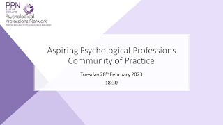 Aspiring Psychological Professions Community of Practice February 2023: What makes good research?