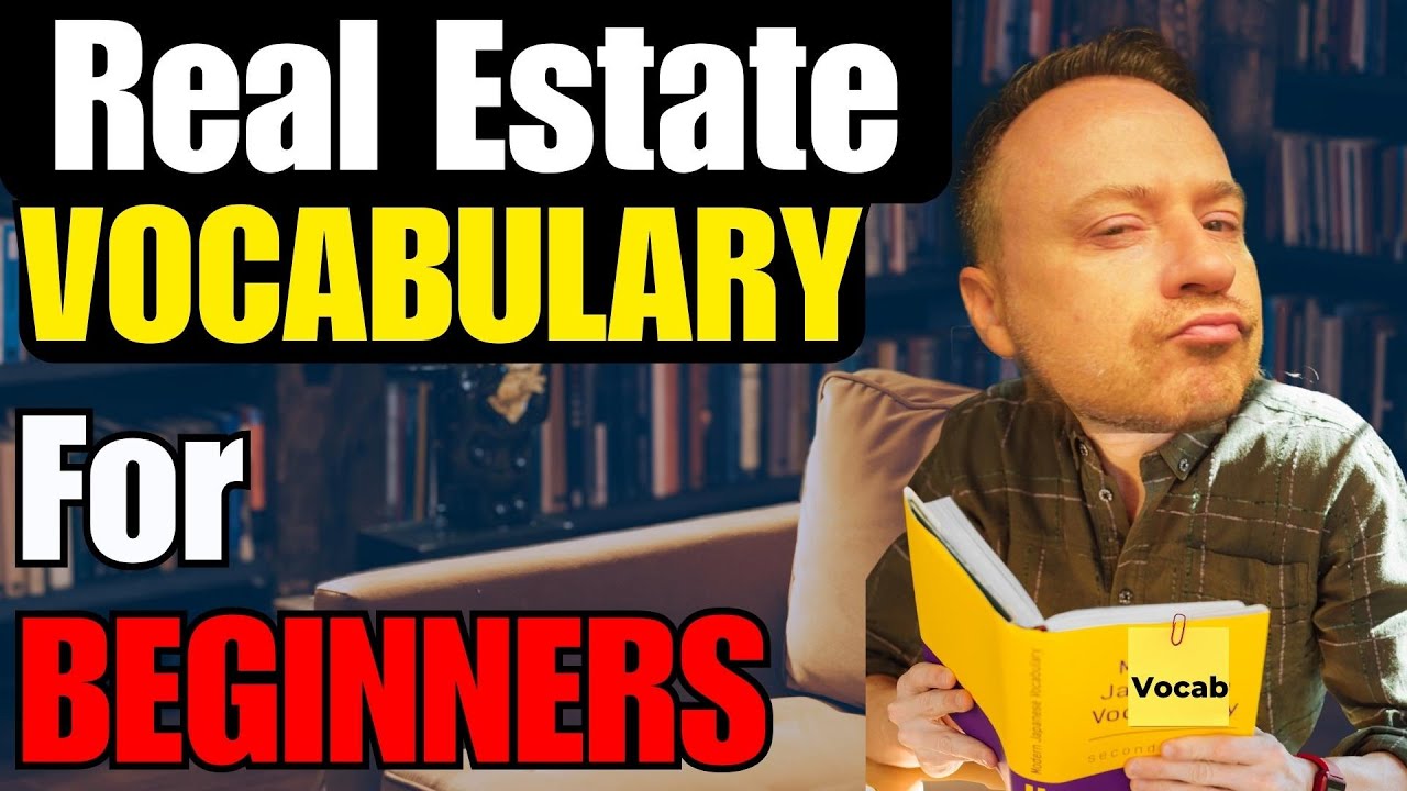 Real Estate Exam Vocabulary Beginner Level YouTube