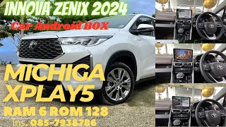 Toyota innova zenix 2024 ใช้งานจอแอนดรอย ด้วยกล่อง MICHIGAxPlay5 พีวันภูเก็ต