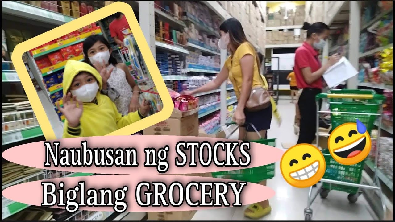 Biglang GROCERY| Naubusan ng STOCKS| Aiza Abella