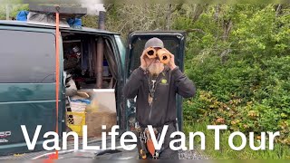 Meet Lone Wolf Van Lifer Van Tour. #canada #vanlife #vantour