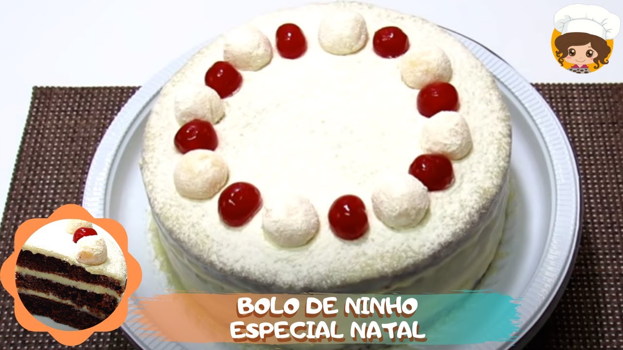 BOLO DE CHOCOLATE DE FESTA (ESPECIAL NATAL) - MIL DELÍCIAS NA COZINHA -  YouTube