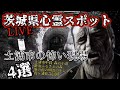 【LIVE】心霊生配信リアル肝試し•茨城県心霊スポット土浦市の怖い現場4選【土浦市中貫森の小道、新治ふるさとの森、原の前の明治のトンネル、霞ヶ浦総合公園】