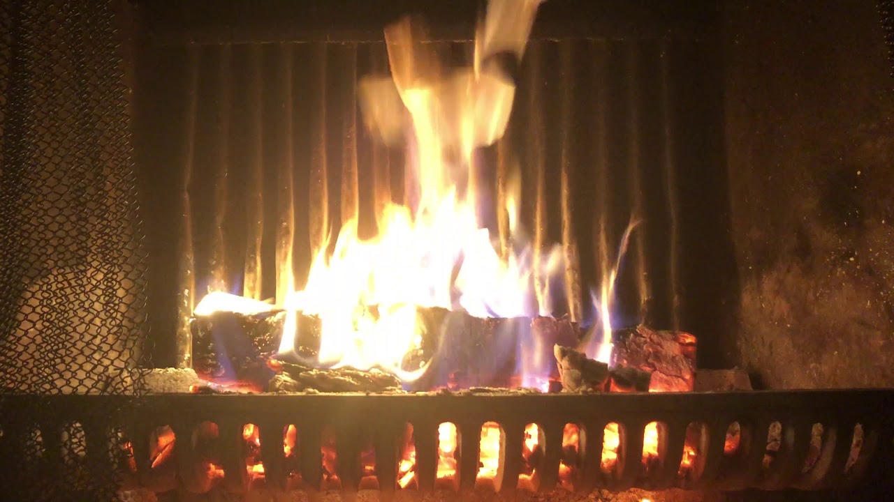 Fireplace With Crackling Sounds (11 Hours)