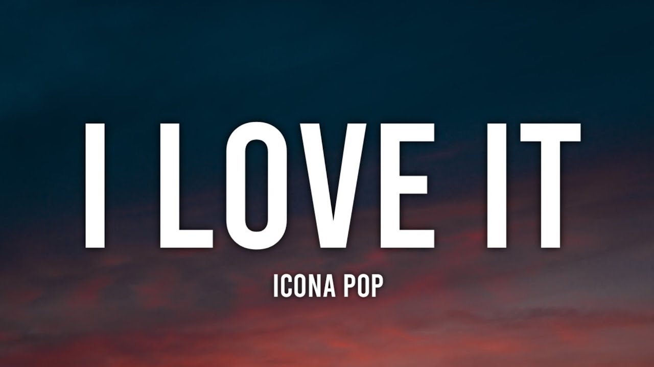 I love it icona текст