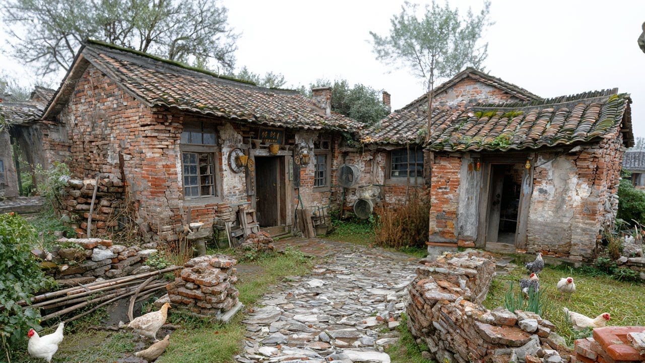 Матриархальная семья: гениальная женщина превратила ветхий дом в рай для своих маленьких детей.