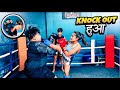 147 kg man vs professional muay thai lady fighterrajinavlogs9612 i got knocked out 