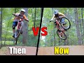 Let's Compare! I rode the same bike park 3 years apart, can you spot the differences?
