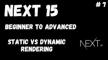 Static vs Dynamic Rendering of Components in Next.js 15 | Optimizing Performance | I Plus T Solution