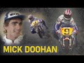 Mick doohans first 500cc bike gp win  hungary 1990  rothmans honda