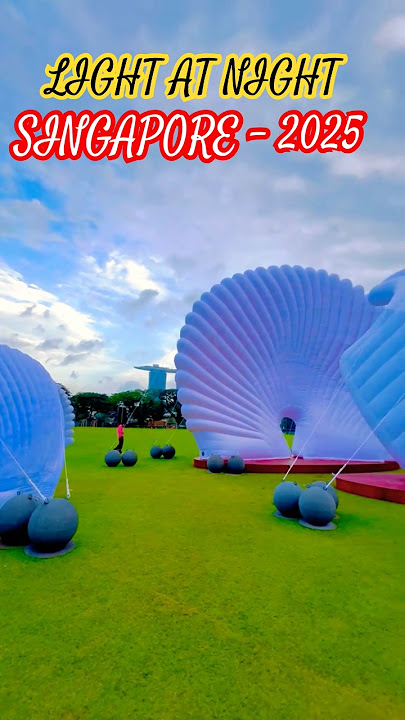 LIGHT TO NIGHT  2025 at NATIONAL GALLERY  SINGAPORE 🇸🇬. #lighttonight