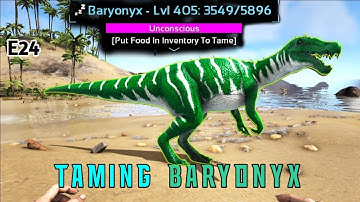 Ark survival mobile | Taming high level baryonyx | E24 | how to tame baryonyx| #ark #arkseries