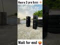 🥵hira 3 pro bass test 😈 || #flowbeats #bass #bassboosted #viral #video #trending #subscribe