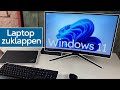 Laptop zugeklappt nutzen - Windows 11 - Quicktipp #7