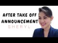 ANNOUNCEMENT PRAMUGARI TERUPDATE 2020 || FLIGHT ATTENDANT AFTER TAKE OFF ANNOUNCEMENT