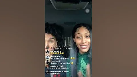 Kencameup goes on Instagram live with Nyah Nyah and ask her to be his baby mama 🤦🏾‍♂️😂