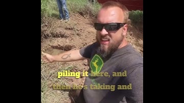 Fixing a Leaky Pond Dam without Draining the Pond #farmlife #ponds #farmpond #excavating #homestead