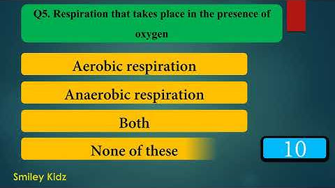 Quiz on Respiration in organisms | Science quiz