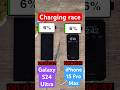 Samsung galaxy s24 ultra vs iphone 15 pro max charging race